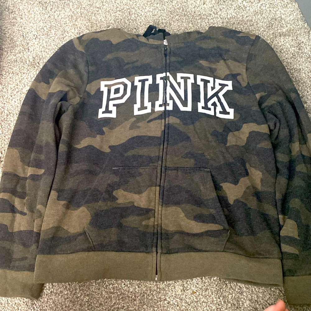 A camo pink jacket